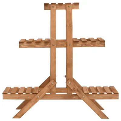 Zdjęcie produktu dla vidaXL Stojak na kwiaty 83x25x83 cm drewno jodłowe