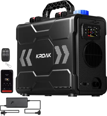 Produktbild von KROAK TB2 12V 24V 8KW 6L Auto-Standheizung, Werkzeugkasten Verbesserte Diesel Luft All-in-One Heizung, bluetooth App Steuerung mit Adapter