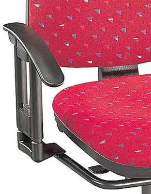 Produktbild von Topstar Armlehnen verstellbar schwarz für Bürostühle, 2 St.