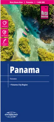 Obrázok produktu pre Mapa Panamy od spoločnosti Reise Know-How (mierka 1:400 000)