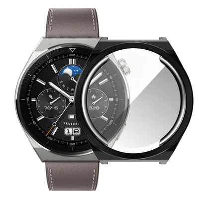 Produktbild von Strap-it Huawei Watch GT 3 Pro 46mm TPU-Hülle (Schwarz)