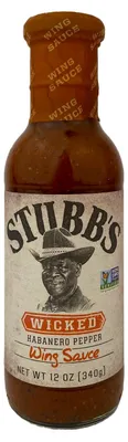 Produktbild von STUBB`S Wicked Habanero Pepper Wing Sauce 330 ml