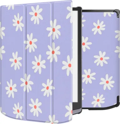 Produktbild von imoshion Design Trifold Hard Case Sleepcover Pocketbook InkPad X Pro - Flowers Distance