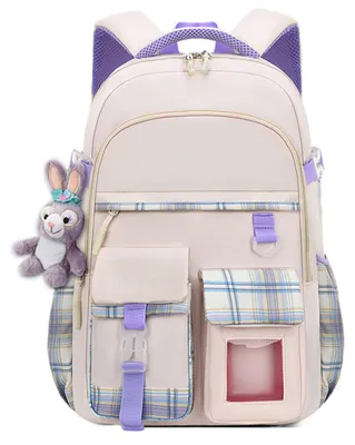 Produktbild von Schulrucksack Mädchen, Schulranzen Mädchen, wasserdichte Tagesrucksäcke mit ergonomischem Design, modischer Freizeitrucksack, Teenagerrucksack für die Schule oder für die Reise