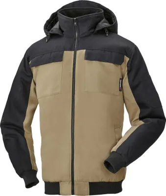Produktbild von PARKSIDE® Gefütterte Herren Arbeitsjacke (Schwarz/Braun, M(48/50))