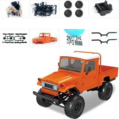 Produktbild von 1:12 Simulieren Sie RC Car Modeling Toy (ohne Elektronik) Orange