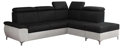 Produktbild von MIRJAN24 Ecksofa Magic C, L-Form Polsterecke mit zwei Bettkästen und Schlaffunktion (Farbe: Soft 017 + Malmo New 96, Seite: Rechts)