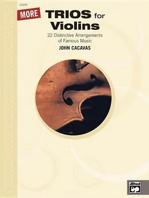 Produktbild von More Trios for Violin