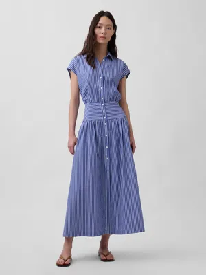 Produktbild von GAP Maxikleid aus Popeline-Hemd L