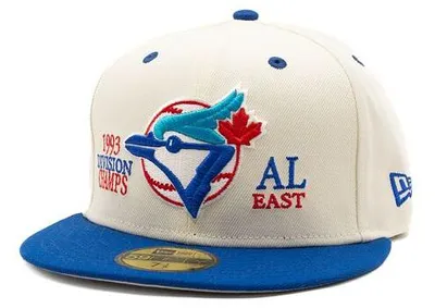 Zdjęcie produktu dla Czapka z daszkiem New Era 59FIFTY MLB 93 Division Toronto Blue Jays - kolor biały