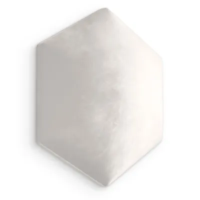 Produktbild von Muralo Polsterpaneel HEXAGON WANDKISSEN Wandpolster Bettkopfteil Wandpaneel Creme 40 cm x 35 cm