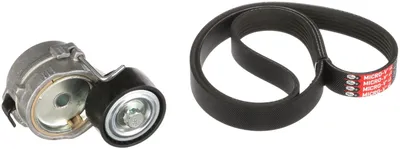 Produktbild von GATES K166PK1043 Keilrippenriemensatz 6-Rippenanzahl Gummi 1611505480 6PK1043 35