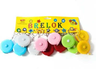 Obrázok produktu pre Metrové Pravítko Kľúčenka Kľúčový Reťaz 12 Ks