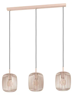 Produktbild von Hängeleuchte EGLO Romazzina 3-flammig E27 Stahl sandfarben 110x20x90cm