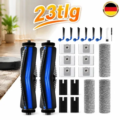 Produktbild von Für Ecovacs X9 23 Stück Zubehörset Hauptbürste Staubbeutel Filter Wischwalze