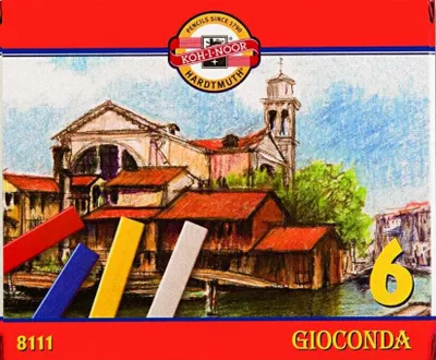Obrázok produktu pre KOH-I-NOOR Gioconda Hard Pastels Sada olejových pastelov 6 ks