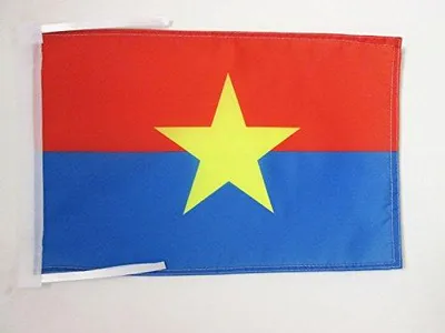 Vietcong-Fahne 45x30 cm, 100D Polyester, mit Kordeln