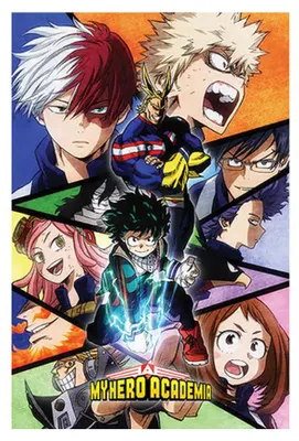 Produktbild von My Hero Academia - Figuren-Poster CD1347 (Einheitsgröße) (Bunt)
