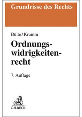 Image de Ordnungswidrigkeitenrecht