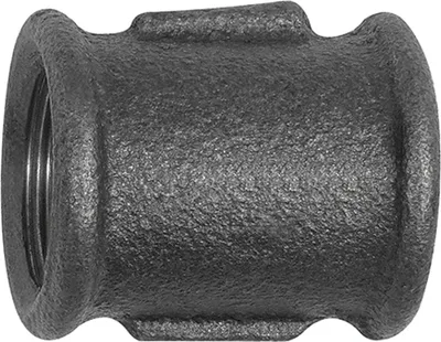 Produktbild von Riegler Muffe 270, Rp 1/2 i., Rp 1/2 i., Temperguss schwarz