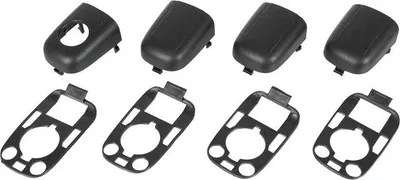 Produktbild von Türgriff Abdeckung Kappen Set für Peugeot 307 + SW CC Citroen C2 C3 C3 Pluriel