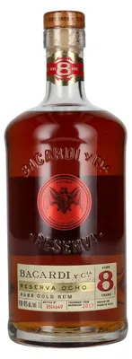 Produktbild von Bacardi 8 Años RESERVA OCHO Rare Gold Rum 40% Vol. 1l