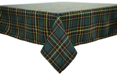 Produktbild von Tischwäsche Schottenkaro Tartan grün kariert 130 x 130