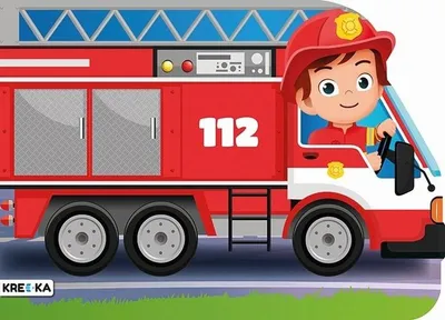 Produktbild von Kolorowanka dla dzieci Wóz Strażacki z naklejkami