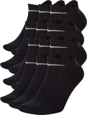 Produktbild von NIKE Uni 12er Pack Sneaker Sportsocken - Everyday, Lightweight No Show, einfarbig Schwarz 38-42