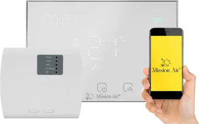Zdjęcie produktu dla Pokojowy regulator temperatury GEMINI White WiFi