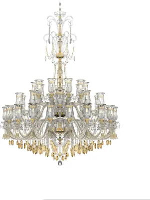 Image de Lustre chic Salon Cristal Lustre Designer Suspension
