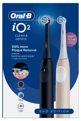 Produktbild von Oral-B iO Series 2 Night Black/Calm Pink Elektrische Zahnbürsten