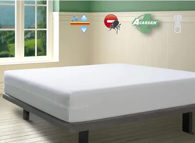 Imagen del producto de Savel. Funda para colchón, resistente a ácaros, impermeable y transpirable | 180 x 190 / 200 cm, altura hasta 30 cm