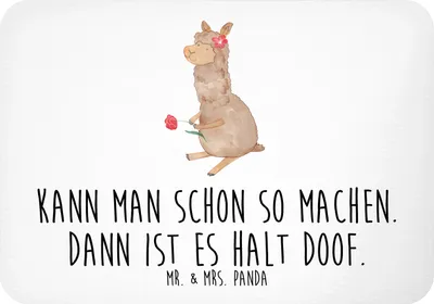 Produktbild von Mr. & Mrs. Panda magnet Alpaka Blume - Weiß - Geschenk, Kühlschrankmagnet, büromagnet, Lama, whiteboardmagnet, haftmagnet, Lamas, Spruch, Notizhalter