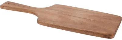 Zdjęcie produktu dla Deska do krojenia z uchwytem, drewno akacjowe, długość: 420 mm, szerokość: 170 mm