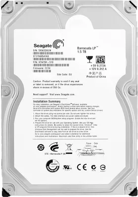 Image de Disque dur Seagate ST31500541AS Sata II 1.5TB 5.9k 32MB 3.5