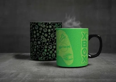 Obrázok produktu pre Hrnček na kávu s ovládačom Xbox s tepelným efektom