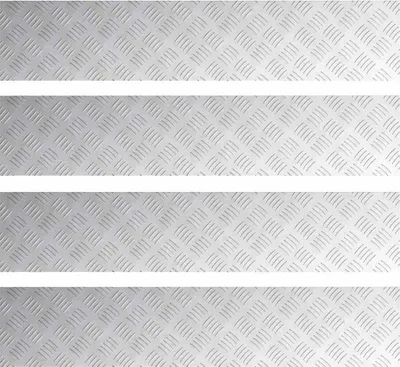 Image de vidaXL : 4 marches d'escalier, 100 x 20 cm, argent, aluminium, à angle droit