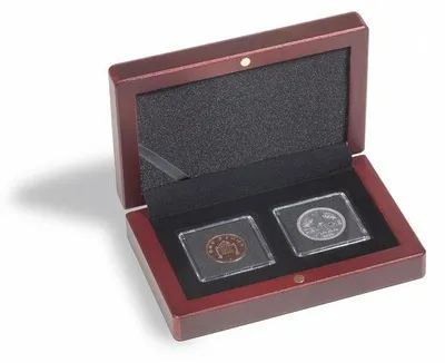 Produktbild von Münzetui VOLTERRA für 2 QUADRUM Mini-Kapseln, schwarz
