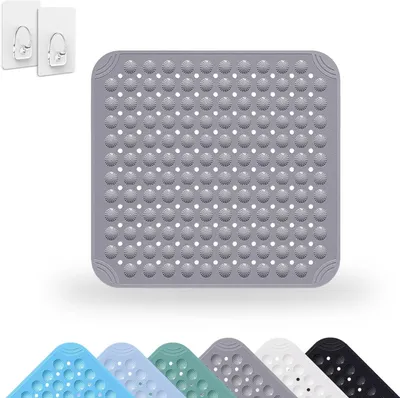 Produktbild von Duschmatte 48 x 48 cm, quadratisch, PVC, rutschfest mit Saugnäpfen, für Dusche