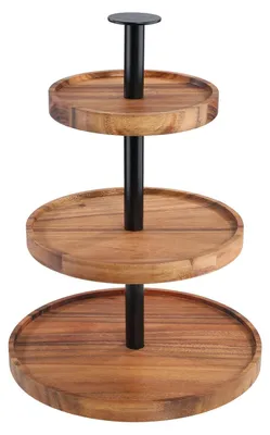 Produktbild von ZASSENHAUS Etagere 3-fach, Akazie