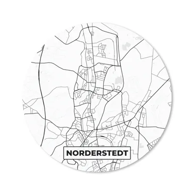 Produktbild von MuchoWow® Mauspad Mousepad Karte - Norderstedt - Karte - Stadtplan 40x40 cm - Mousepads - Maus Mat - Pad - Mausunterlage - Schreibtisch Accessoires