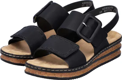 Produktbild von Rieker Damen  Sandalen & Sandaletten schwarz Gr. 36