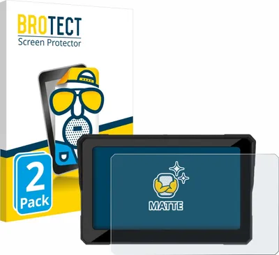 Produktbild von 2x BROTECT Schutzfolie für Carpuride W702 / W702B / W702H / W712D / W702BS 7" Displayschutz Displayschutzfolie Folie Matt Entspiegelungsfolie