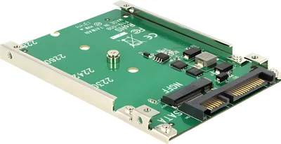Produktbild von Delock Converter 22 pin > M.2 NGFF - Speicher-Controller - SATA 6Gb/s - SATA 6Gb/s