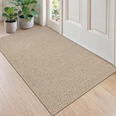 Productafbeelding van Binnenmat voor het opvangen van vuil, 90 x 140 cm, antislip, beige
