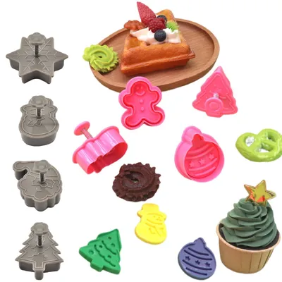 Produktbild von Keksausstecher - 8-teiliges Set - Plätzchen backen - Edelstahl
