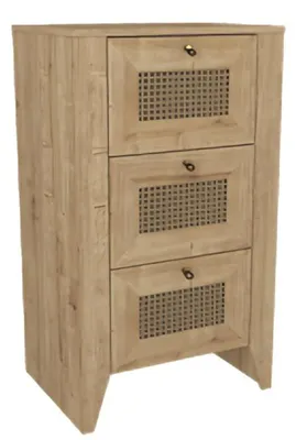 Immagine prodotto di Set da letto completo armadio letto cassettiera comodini marrone 5 pezzi