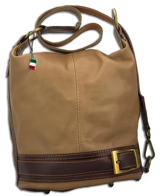 Produktbild von Florence Damen Rucksack Tasche Echtlder taupe 25x17x23 OTF104C