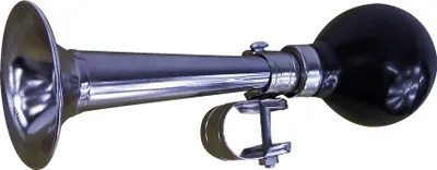 Produktbild von Ballhupe verchromter Stahl 180 mm Hupe Tröte Signalhorn